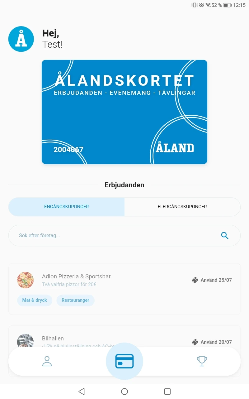 Ålandskortet screenshot