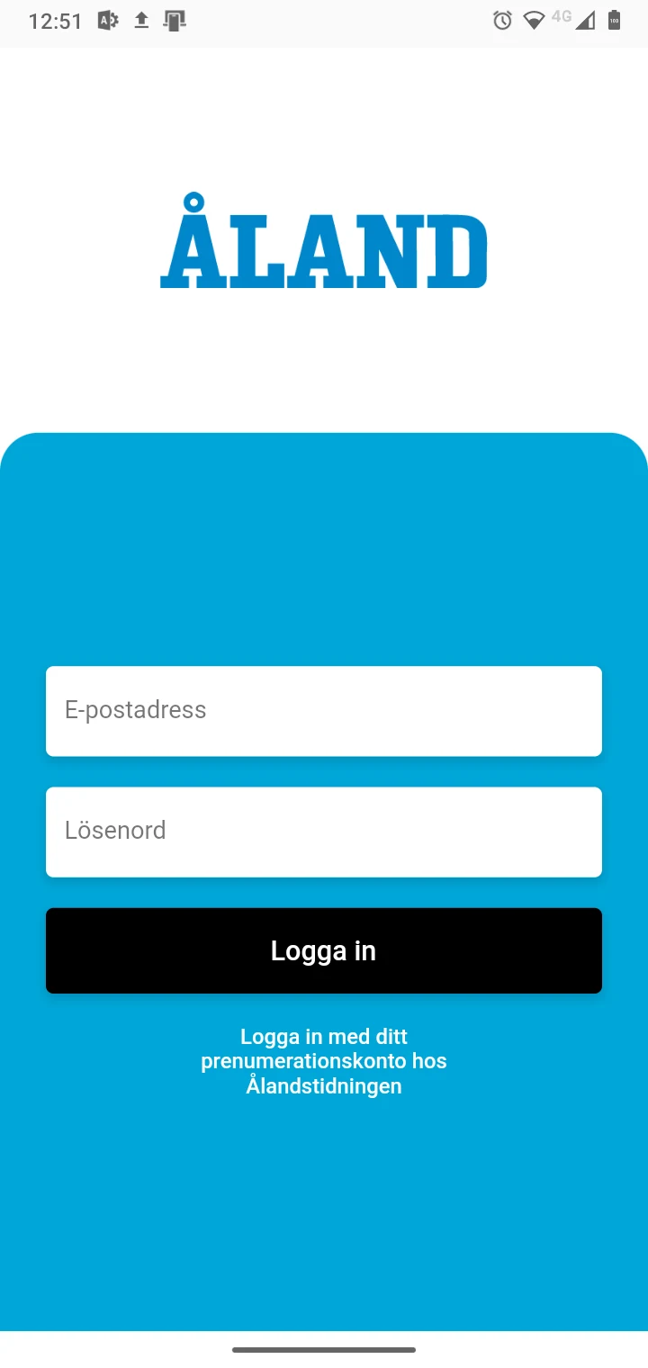 Ålandskortet screenshot