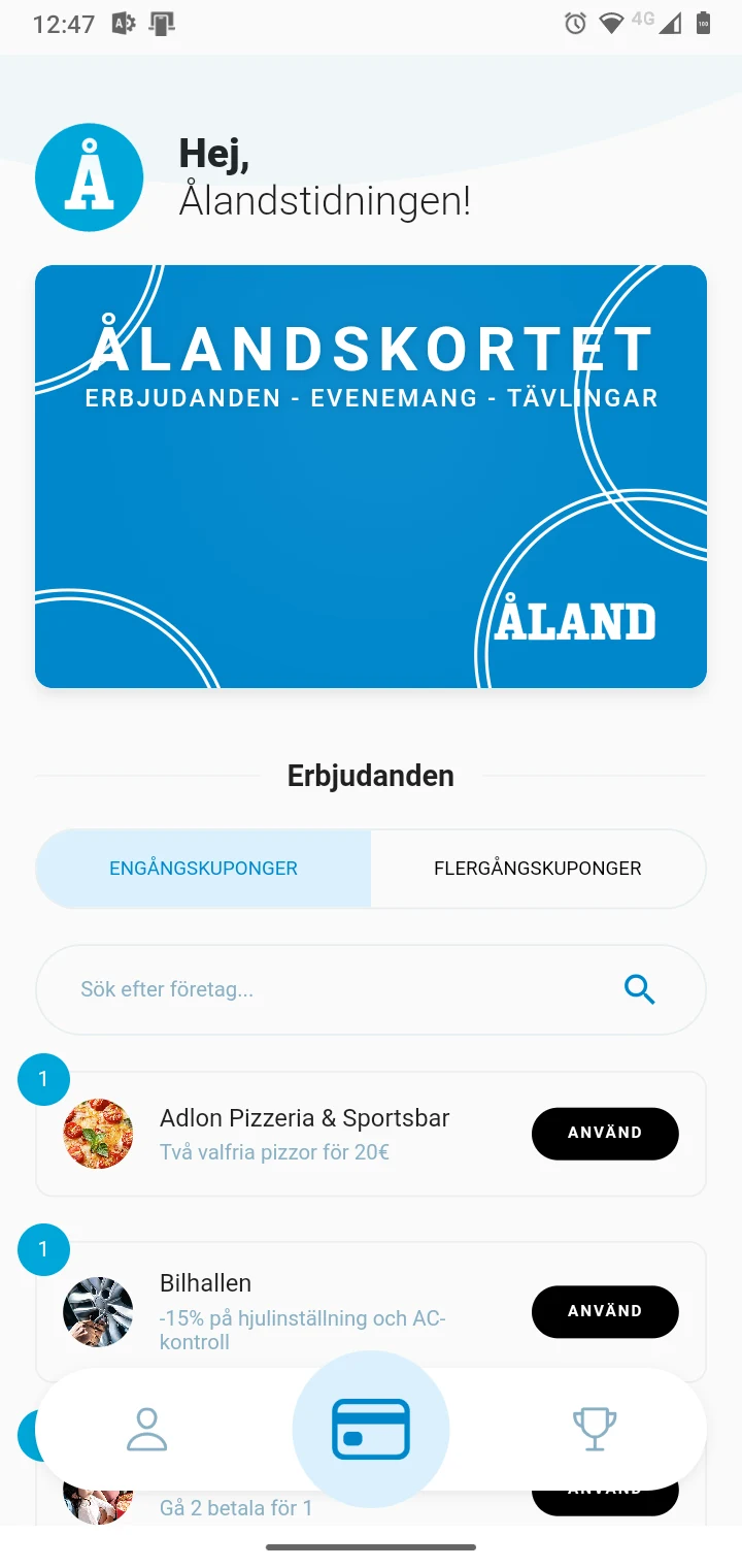 Ålandskortet screenshot